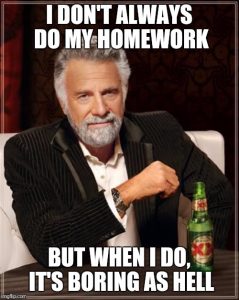 College homework services meme