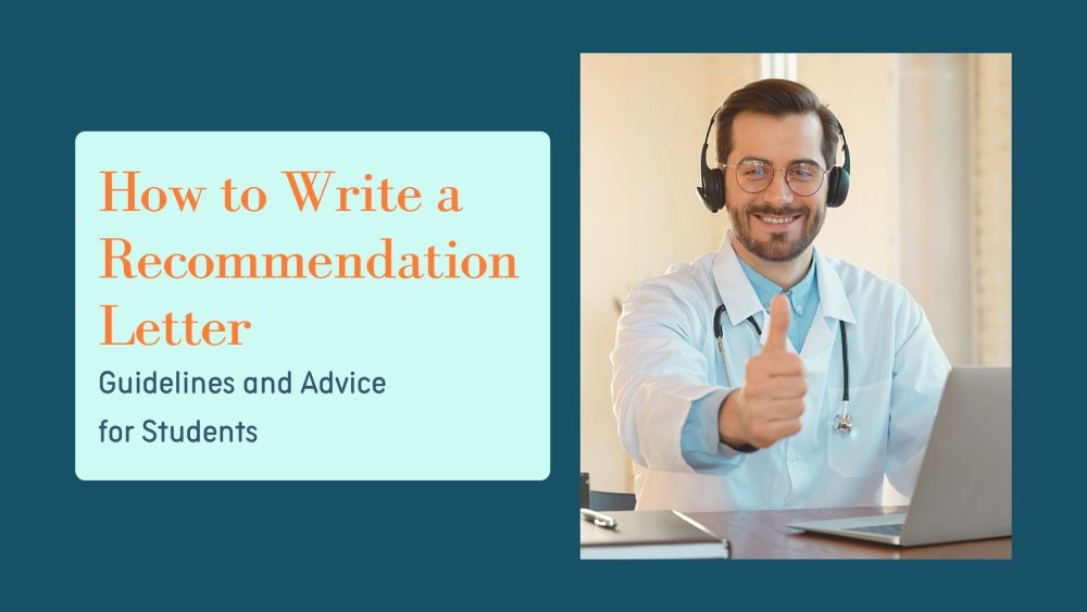 how to write recommendation letter
