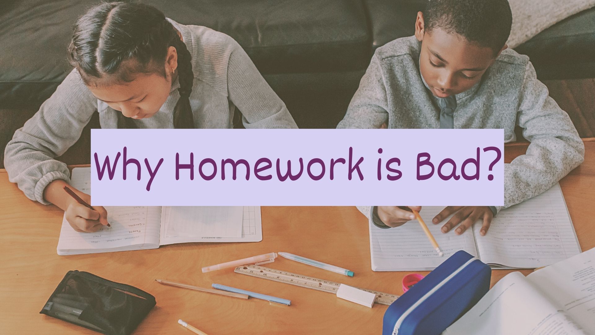 why homework is bad